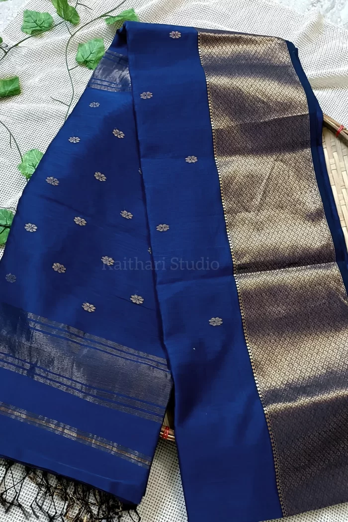 Anikha Inspired Blue Saree - <span>KS019</span>
