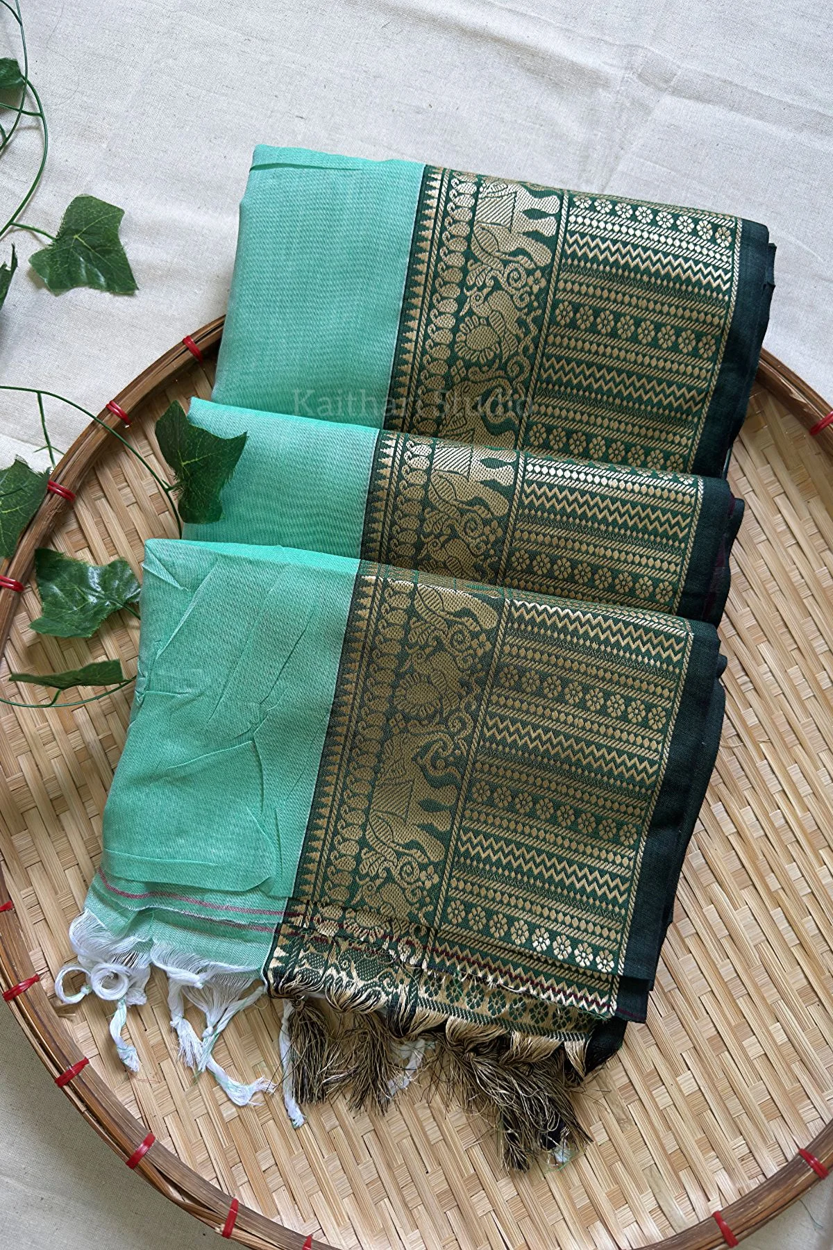 Narayanpet Big border – Pista Green - <span>KS081</span>