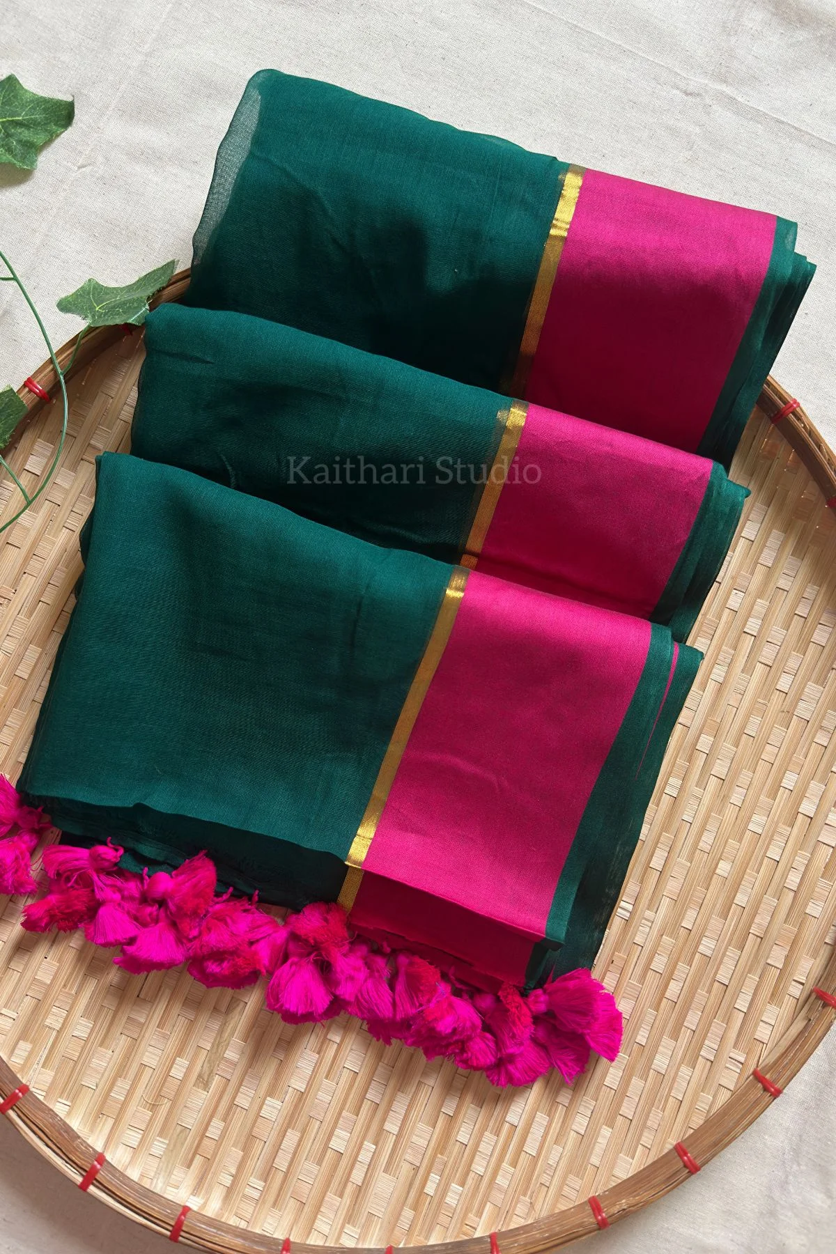 Mul cotton - Gold String - Green - <span>KS085</span>