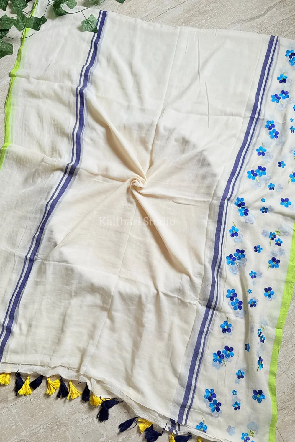 Mul cotton - Embroidery - <span>KS072</span> - Image 3