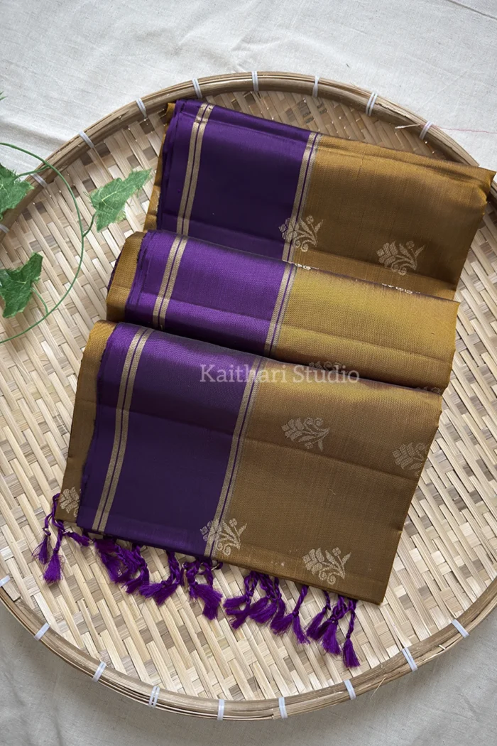 Pure Handloom Soft Silk Saree - Mustard – KS171